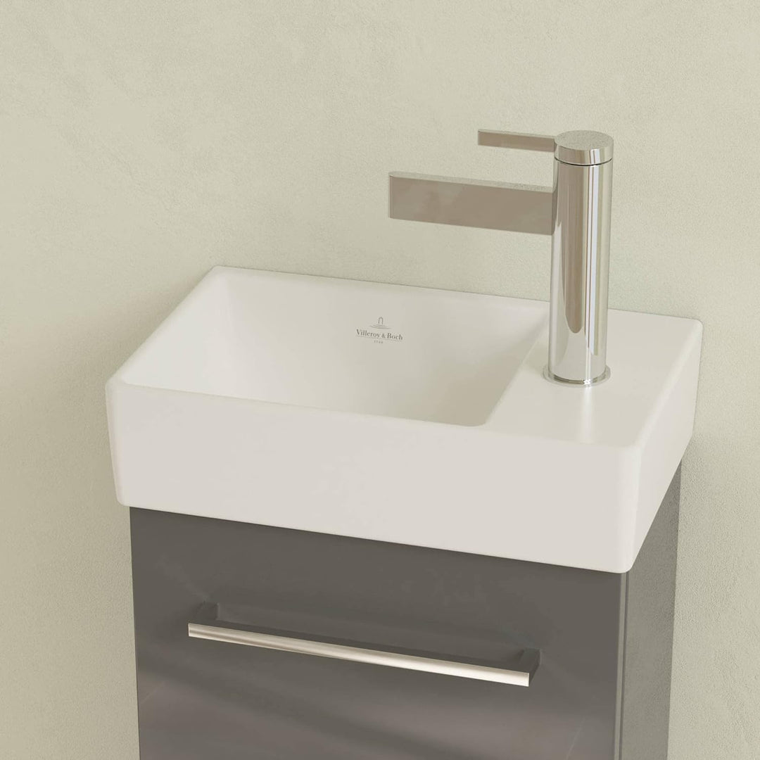 Villeroy & Boch Avento Waschbecken rechts 36x22x9 cm Stone White CeramicPlus