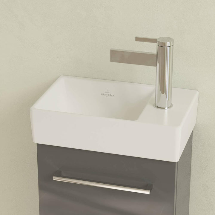 Villeroy & Boch Avento Waschbecken rechts 36x22x9 cm Stone White CeramicPlus