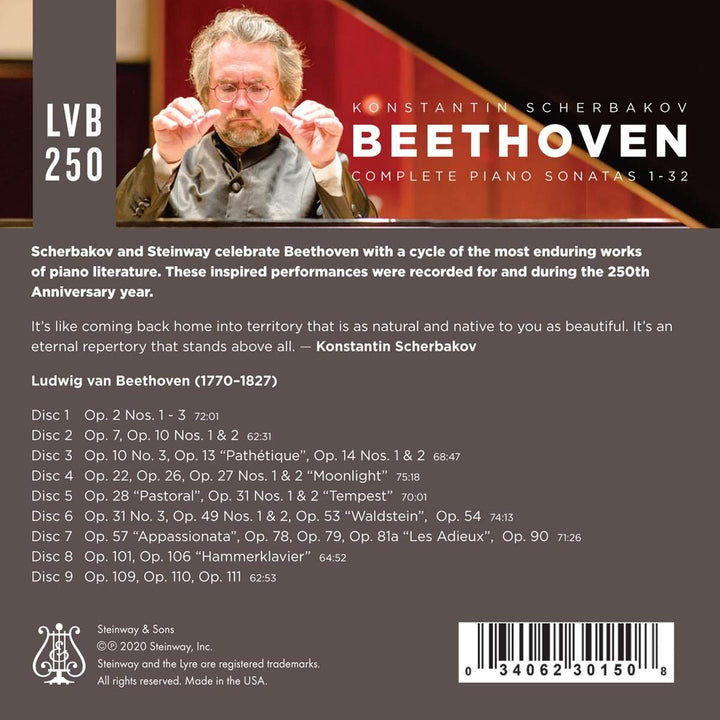 Beethoven: Die Klaviersonaten, Audio-CD