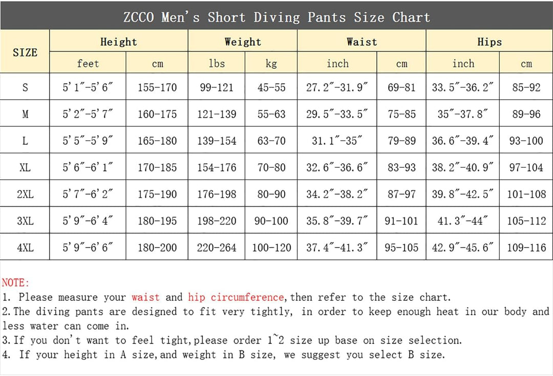 ZCCO Neopren Tauchen Shorts 2mm, Neoprenanzug Shorts Männer Frauen Neoprenhose Shorts zum Schwimmen,