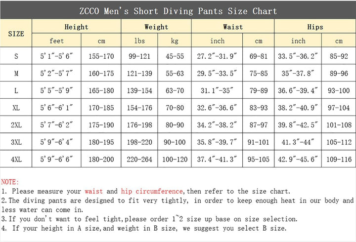 ZCCO Neopren Tauchen Shorts 2mm, Neoprenanzug Shorts Männer Frauen Neoprenhose Shorts zum Schwimmen,