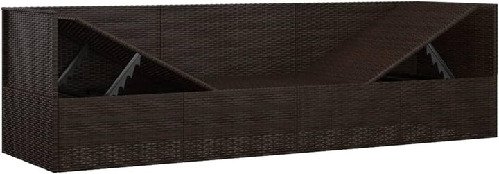 Tidyard Sonnenliege Gartenliege Gartensofa Gartenbett Relaxliege Freizeitliege Rattanliege Outdoor L