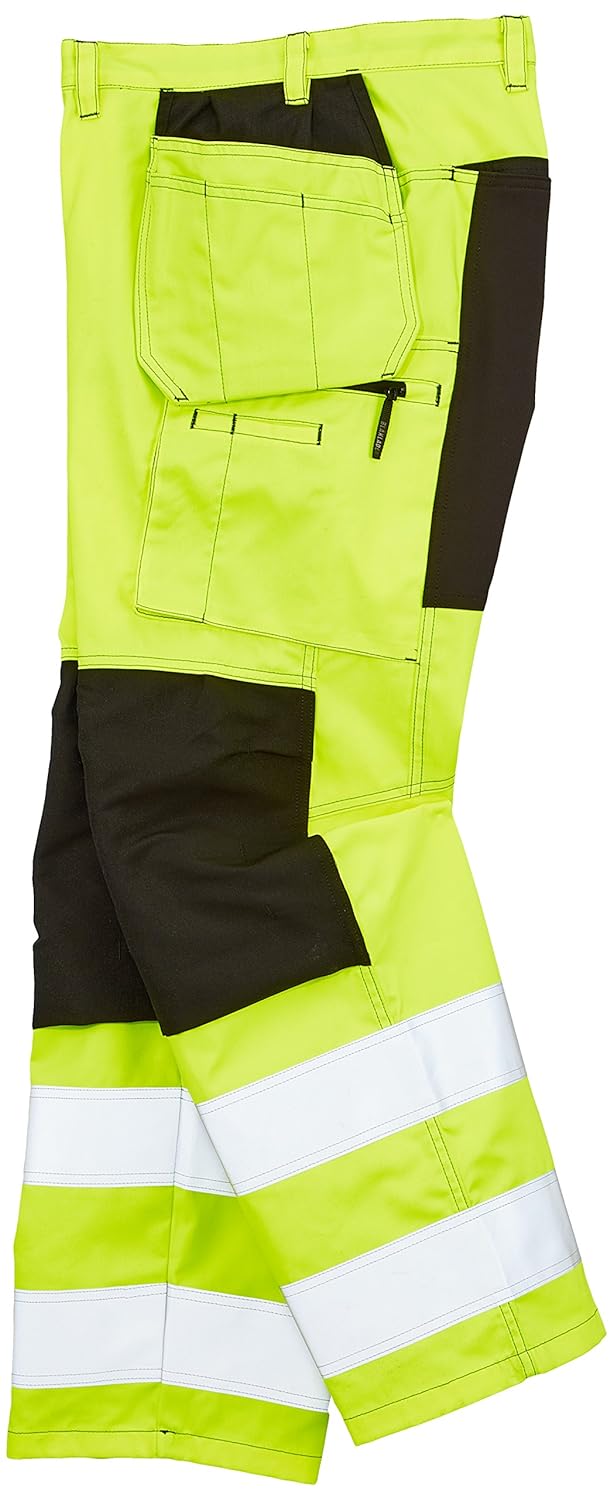 Blaklader 15521811 Hochsichtige Hose mit Stretch, gelb/ schwarz, grootte D108 D108 Yellow / Black, D