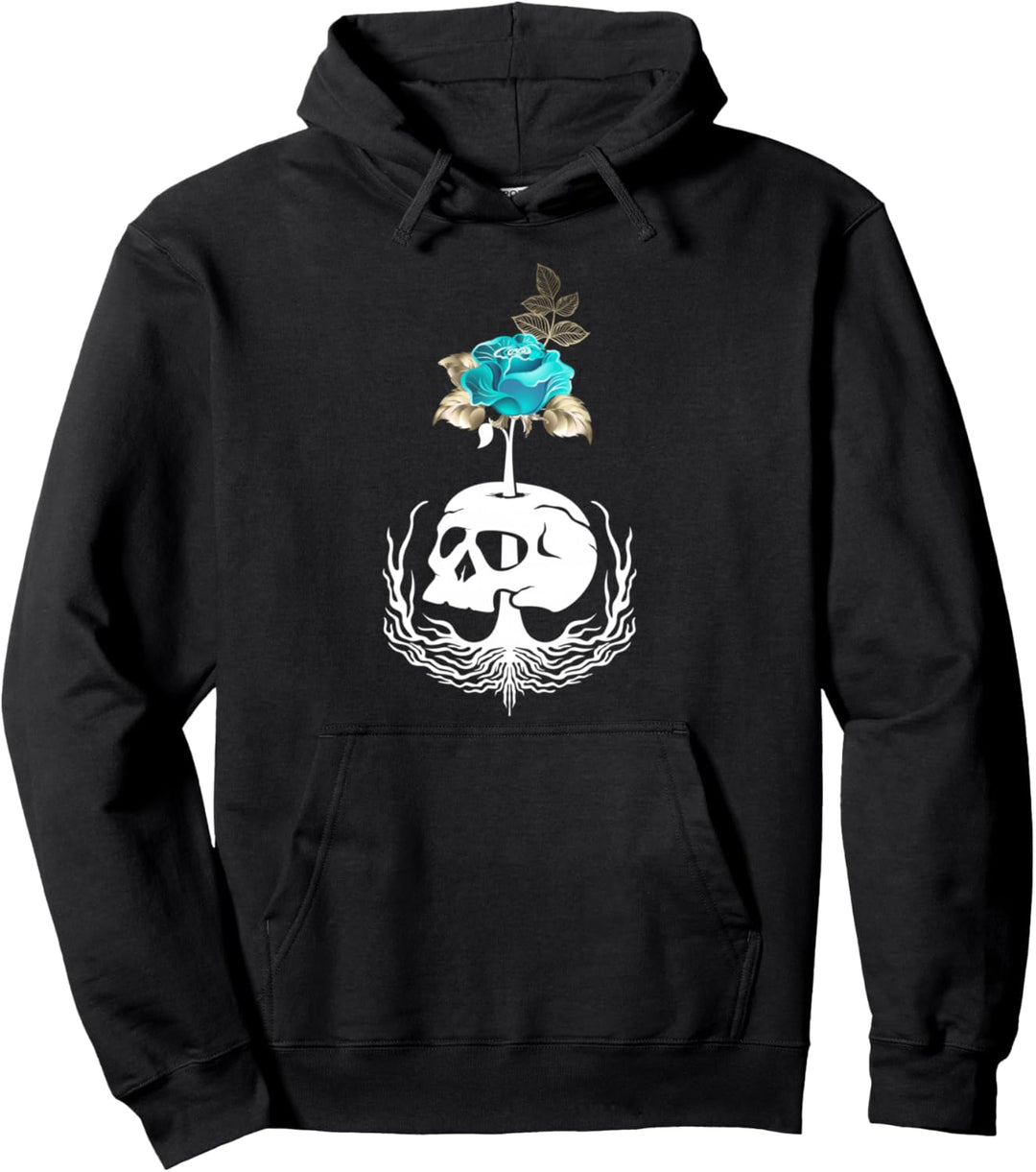 Gothik goth schwarz Totenkopf Tod Skull Punk dark Pullover Hoodie