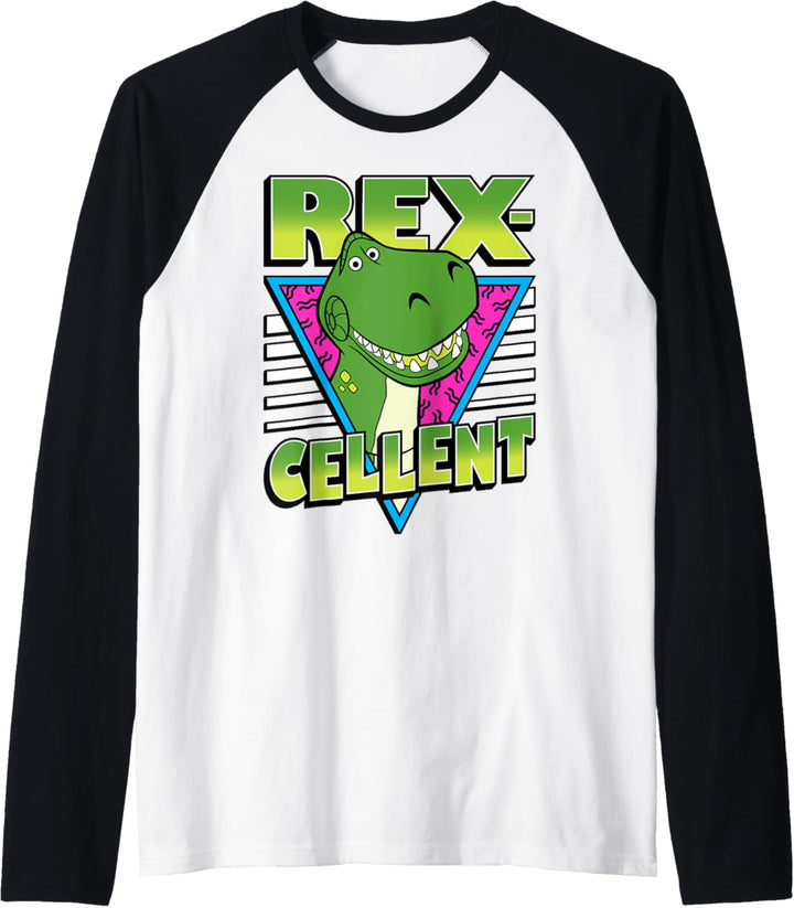 Disney Pixar Toy Story 4 Retro Rex-cellent Portrait Raglan