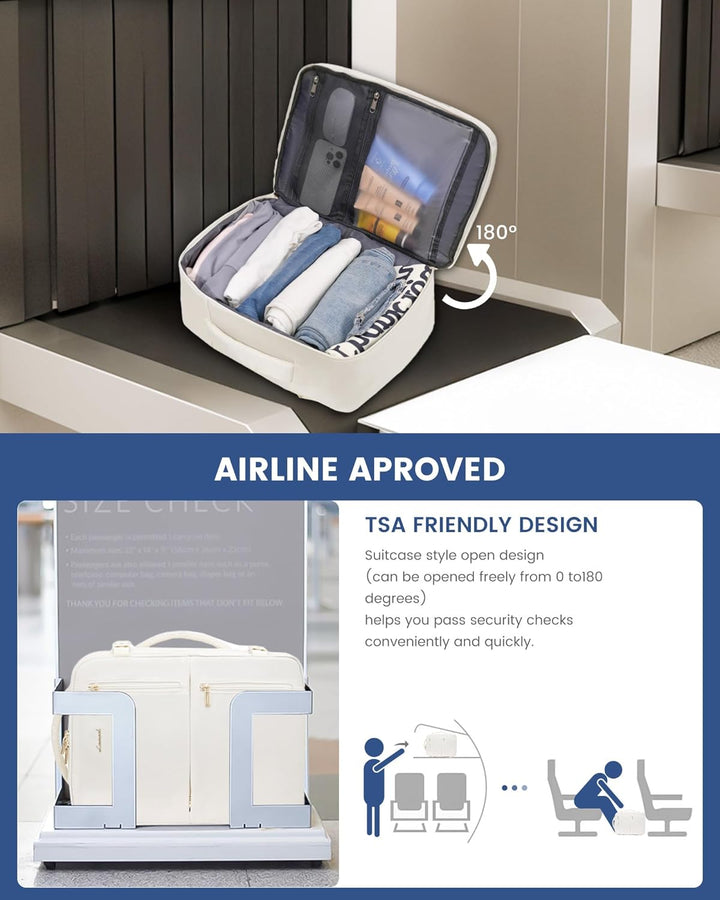 LOVEVOOK Ryanair Reiserucksack Flugzeug Damen, Handgepäck Rucksack 40x20x25, Carry On Luggage Travel