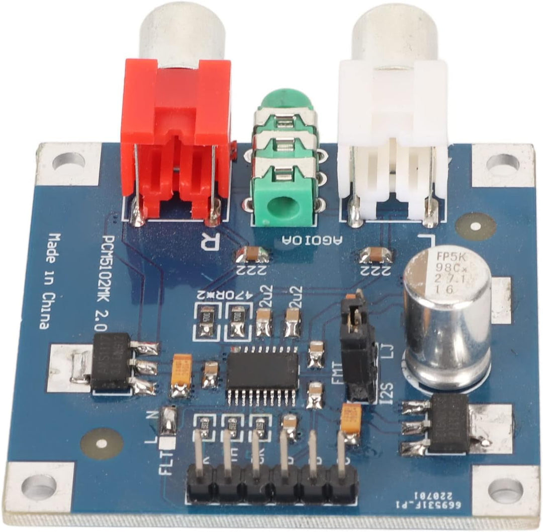 DAC Decoderplatine für Leistungsverstärker, PCM5102/PCM5102A DAC Decoder, I2S Eingang 32 Bit 384 K m
