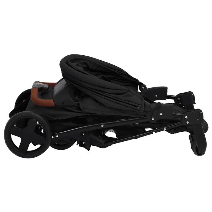 vidaXL Kinderwagen 2-in-1 Klappbar Kombikinderwagen Kinder Baby Buggy Sportwagen Reisebuggy Babywage