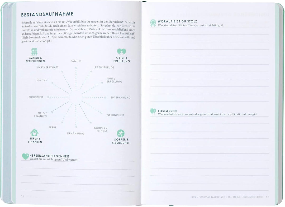 THE NEW YOU - Das Buch, das dein Leben verändert: Life-Coach & Planer | Erfolgsjournal, Dankbarkeits
