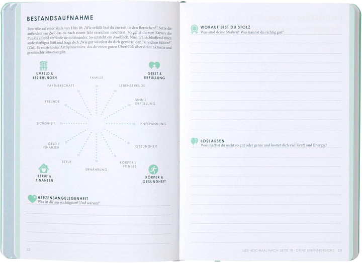 THE NEW YOU - Das Buch, das dein Leben verändert: Life-Coach & Planer | Erfolgsjournal, Dankbarkeits