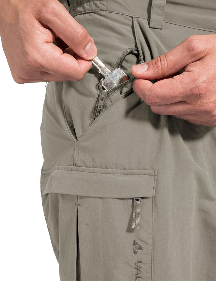 VAUDE Herren Hose Men's Farley Zo Pants V 46-Short Boulder, 46-Short Boulder