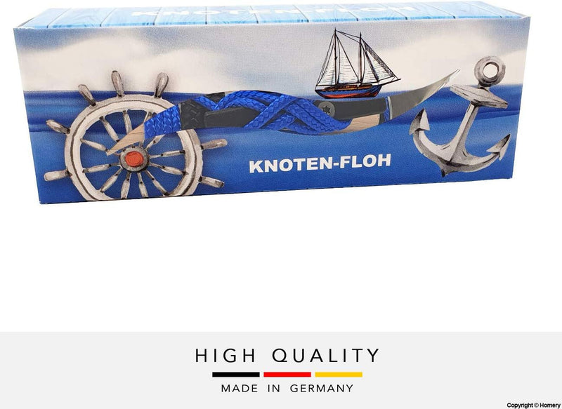 Knoten-Floh Knoten Übungsset Knoten Lernen für SBF See Bootsführerschein & Feuerwehr, Knotenübungsge