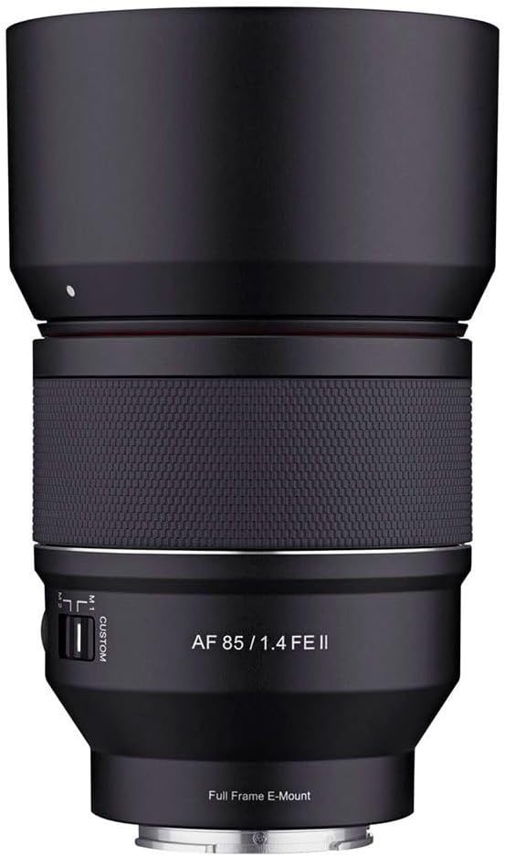 Samyang AF 85mm F1,4 II FE kompatibel mit Sony E – Autofokus Vollformat &amp; APS-C Portait Festbrennwei