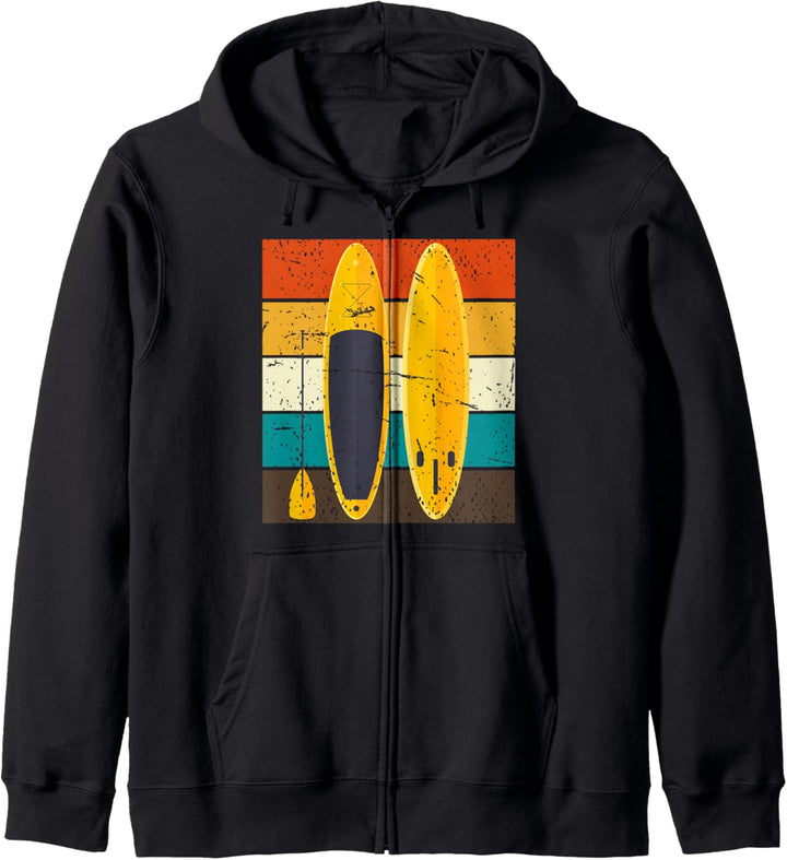 Retro Stand Up Paddling Kapuzenjacke
