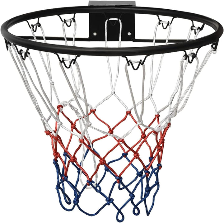 Tidyard Basketballring Basketballnetz Basketballkorb Basketball Basketballring Schwarz 45 cm Stahl