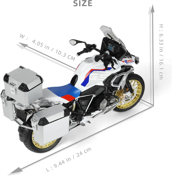 Risopen 1:9 Motorrad Modell kompatibel für BMW R125 Legierung Diecast Motorrad Modell Spielzeug Mini
