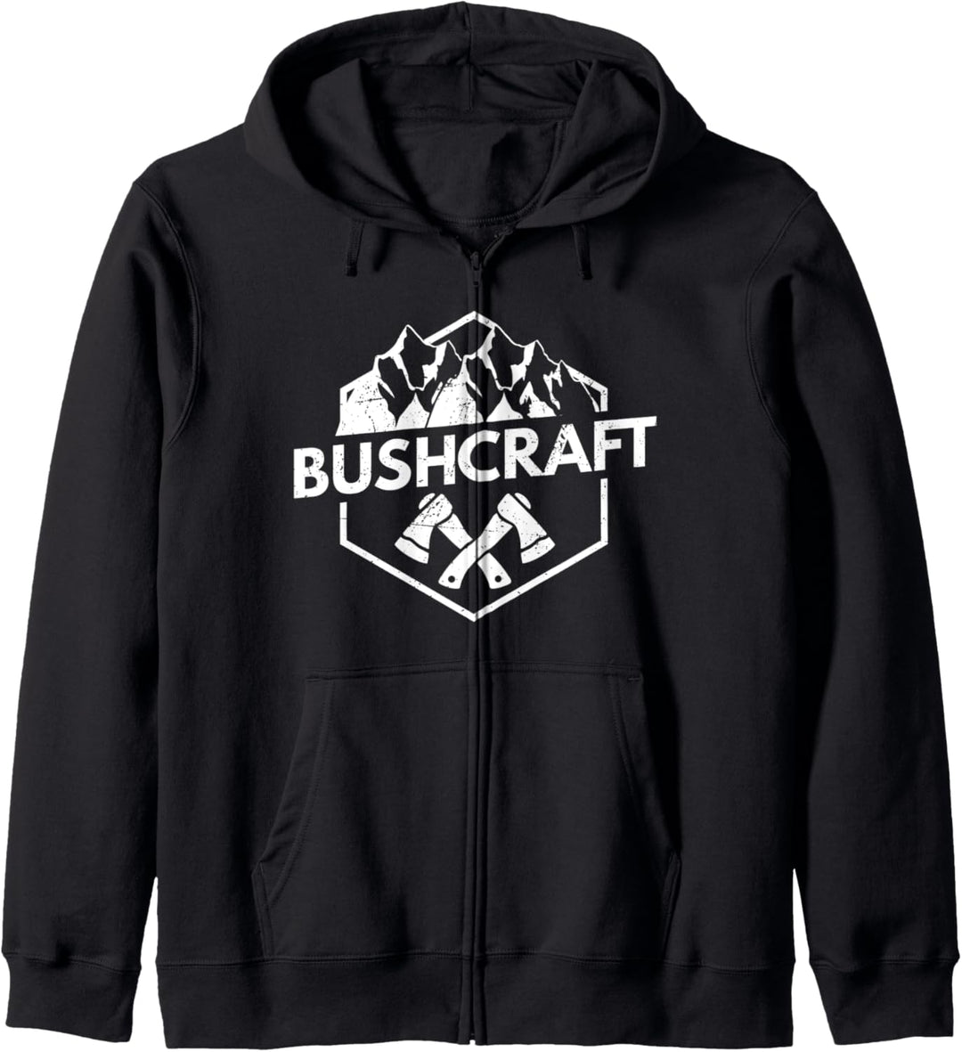 Bushcraft Bushcrafter Wildnis Natur Kapuzenjacke