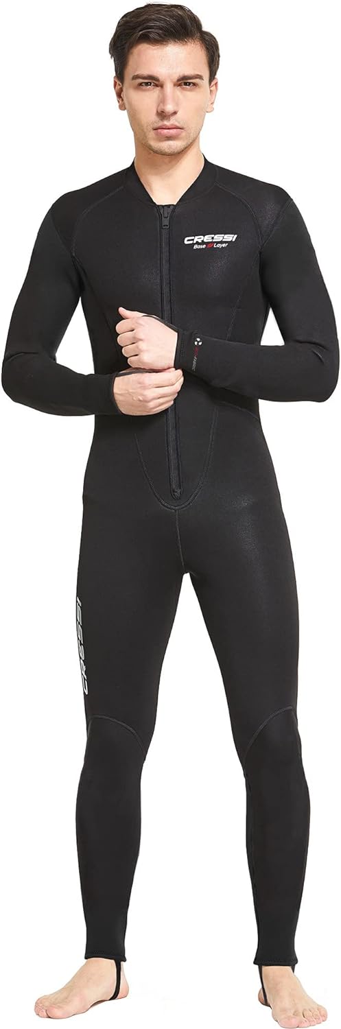 Cressi Undersuit for Dry Suit - Thermo-Unteranzug für Trockenanzug, Schwarz, Unisex-Erwachsener L, L