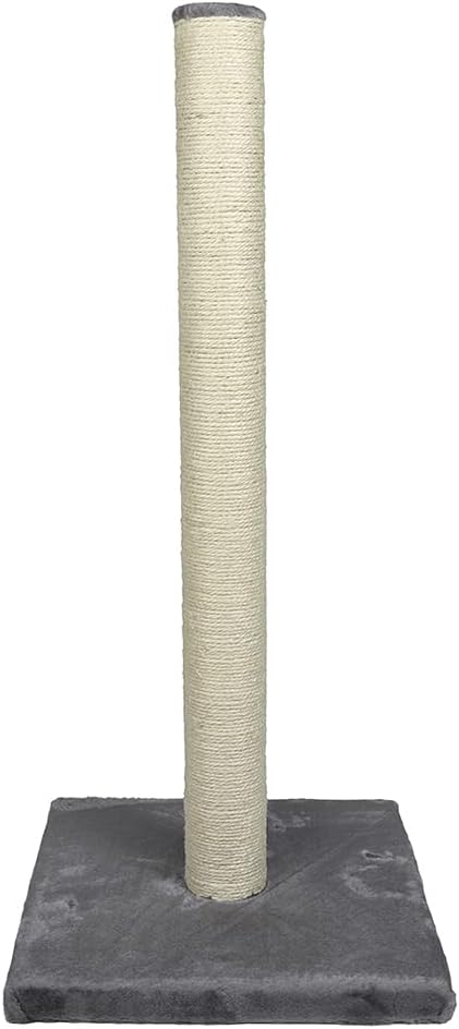 Europet Bernina 431-408667 Classic-Eco Katzenkratzbaum Highpost, 40 x 40 x 90 cm, Farbe grau