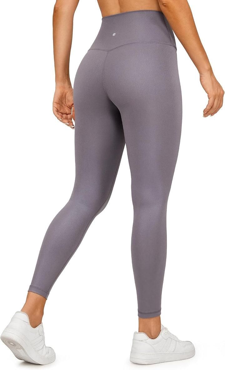 CRZ YOGA Butterluxe Damen Faux Leder Leggings High Waist Lederoptik Sporthose Kunstleder Stretch Wor