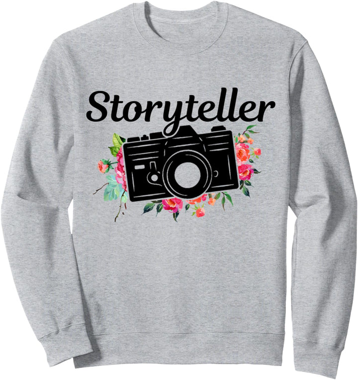 Fotograf Geschenk Storyteller Kamera Vintage Fotografie Sweatshirt