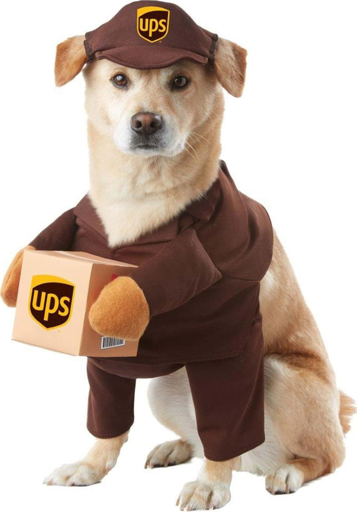 UPS Hundekostüm, Grösse L Braun L, Braun L