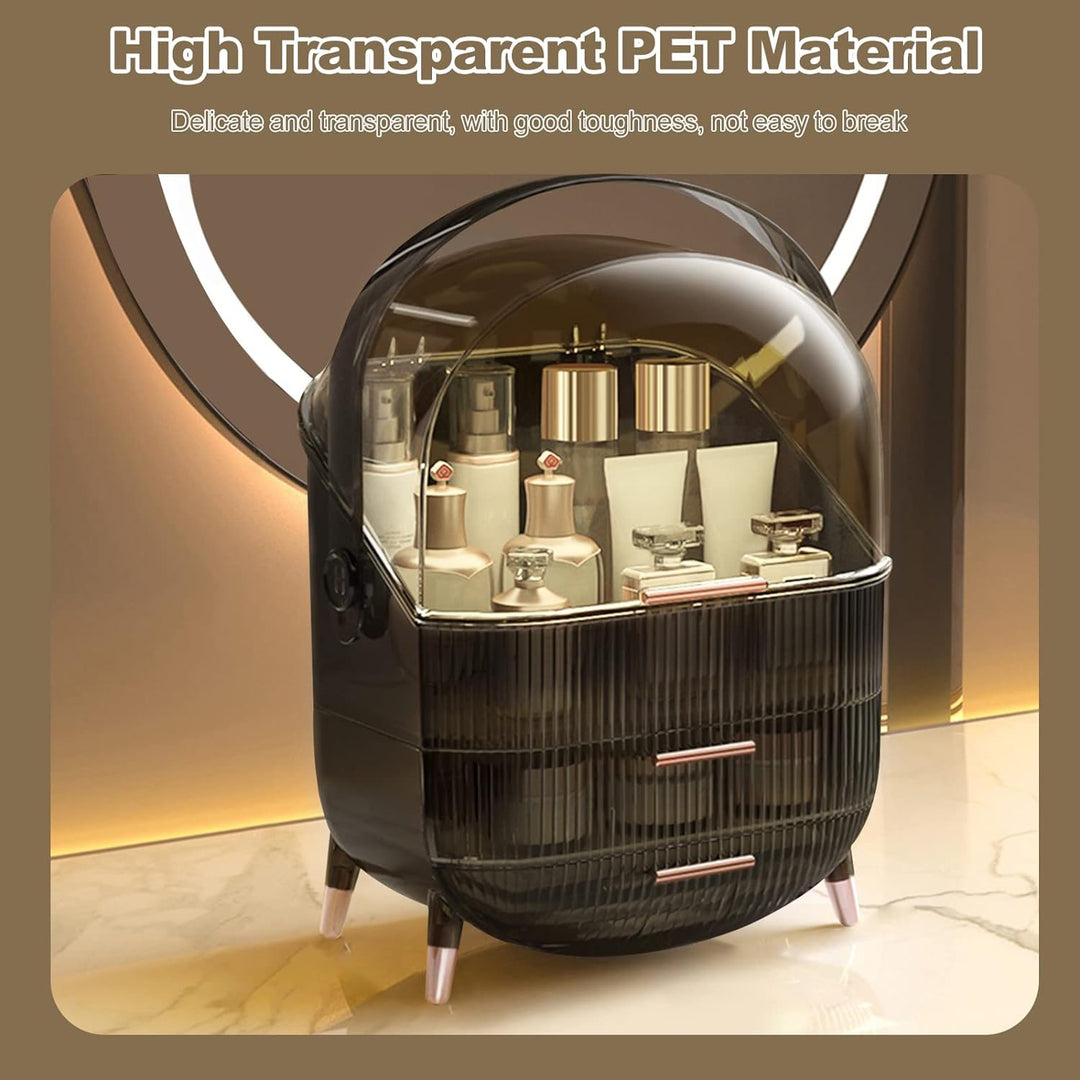 Galatée Retro Serie 180°Drehbar Tragbare Make Up Organizer Kosmetikbox Kosmetische Aufbewahrungs Box