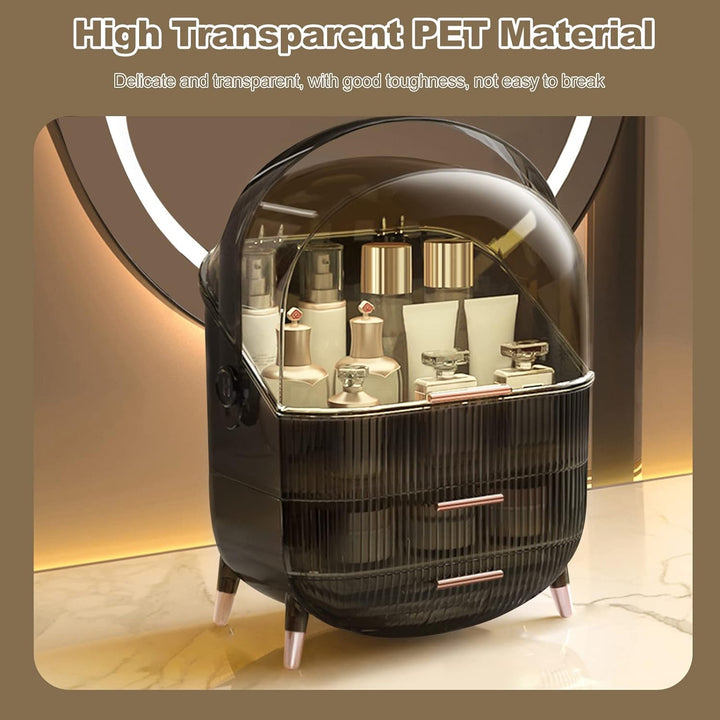 Galatée Retro Serie 180°Drehbar Tragbare Make Up Organizer Kosmetikbox Kosmetische Aufbewahrungs Box