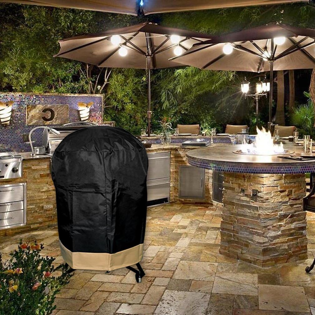 Onlyfire Kamado Grill Abdeckung, Kompatibel für grosse Big Green Egg Grills und Grills vom Typ Kamad