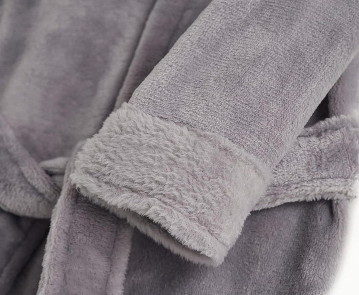 TEDD Jungen Bademäntel Unisex Kinder Morgenmantel Kapuze Nachtwäsche Robe Taillengürtel Bademantel P