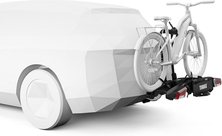 Thule Easyfold 3 Plattform Anhängerkupplung Fahrradträger Schwarz 2(3) bikes, Schwarz 2(3) bikes