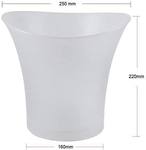 SMETA LED Eiskübel, Sektkühler LED,5L LED Eiseimer, Zum Kühlen von Champagner, Wein, Getränke, Bier,