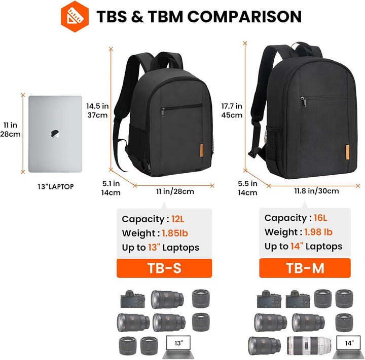TARION Kamerarucksack Klein Fotorucksack Kameratasche: Kamera Rucksack Kompakt Kamerarucksäcke Leich