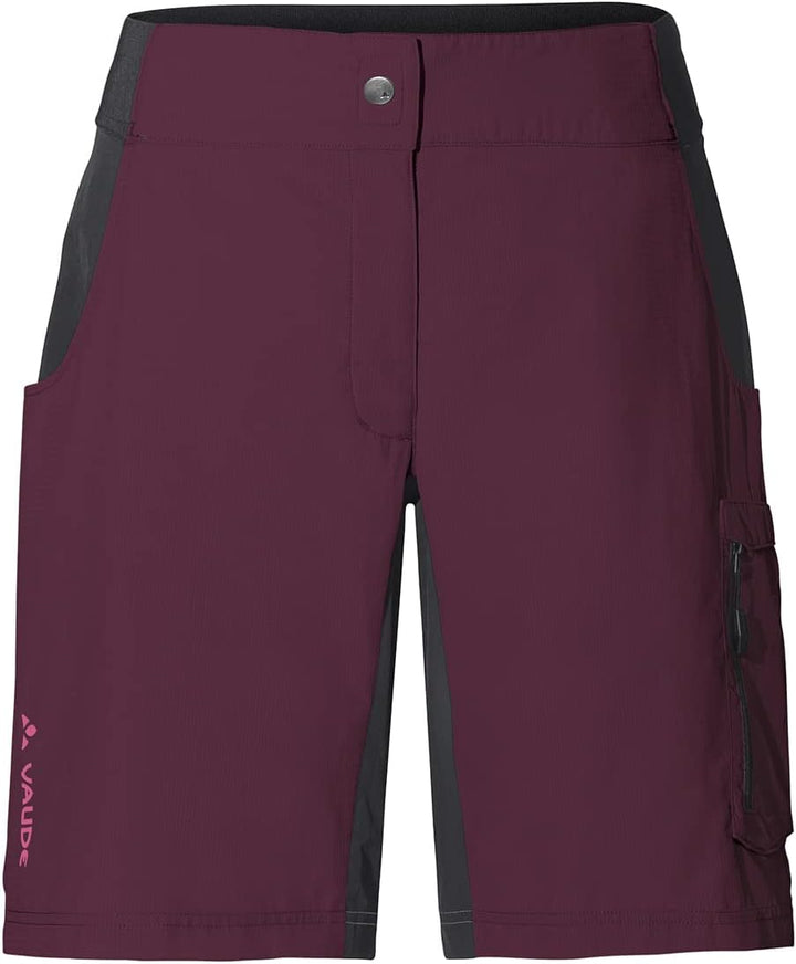 VAUDE Damen Bike Shorts Women's Qimsa Shorty 38 Cassis, 38 Cassis