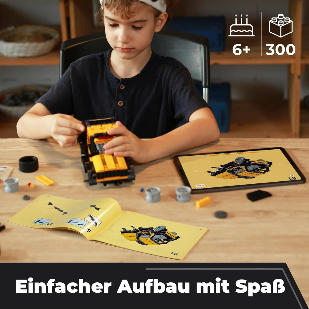 Apitor Robot R Programmierbarer Roboter für Kinder, 4-in-1 Off-Roader-Spielzeugauto Bausatz, App-Fer