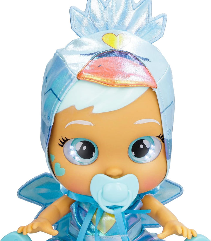 CRY BABIES Stars Sydney - Interactive Puppe, die echte Tränen weint mit ausziehbarem Outfit!-Geschen