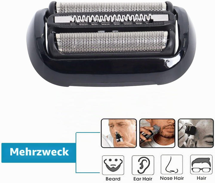 53B Rasierköpfe Kompatibel mit Bra-un Serie 5 und Series 6 Elektrorasierer für Herren mit Bürste von