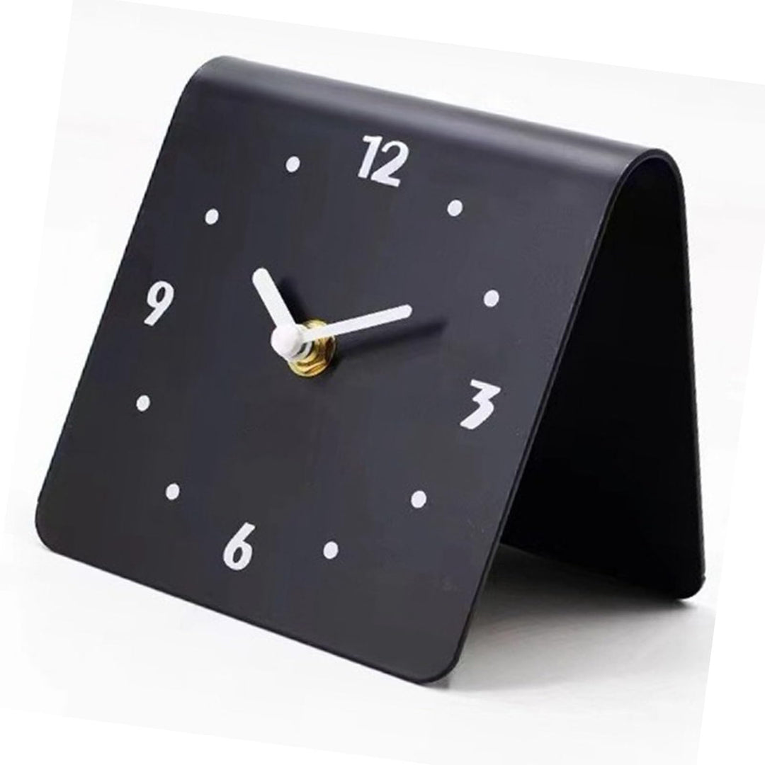 NOENNULL Nachttischuhr, Geräuschlos, Schreibtischuhr, Tischuhr, Schlicht, Modern, Leises Uhrwerk, Me