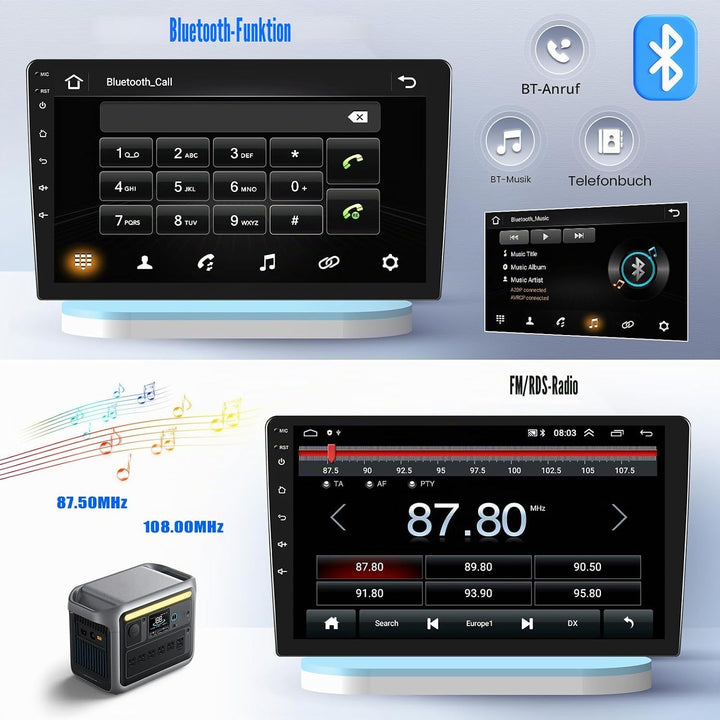 SIXTOP [2G+64G] Android 13 Autoradio mit Bluetooth für M-ercedes Benz C-Klasse W204 S204 2006-2011 m