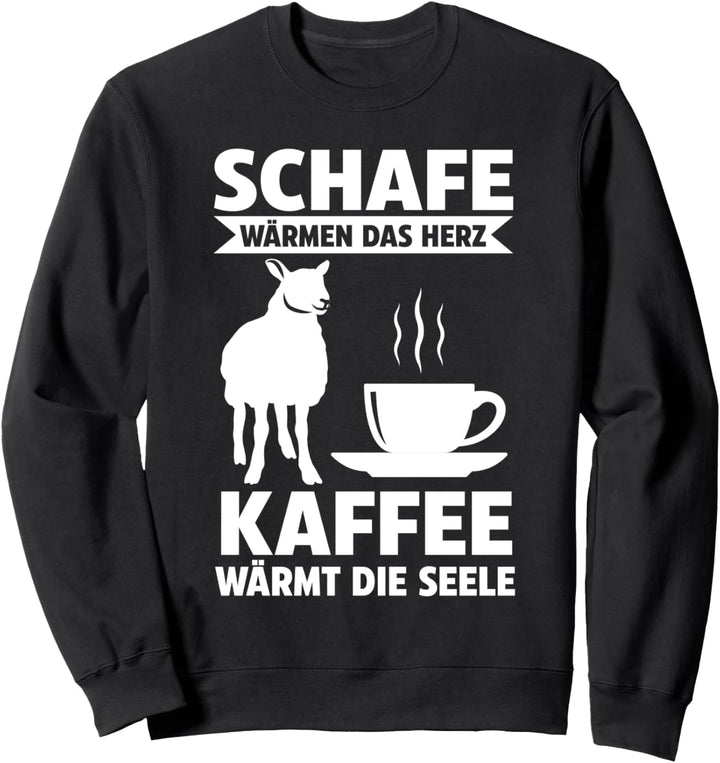 Schaf Kaffee Bauer Landwirt Schäfer Hirte Bauer Schafe Sweatshirt