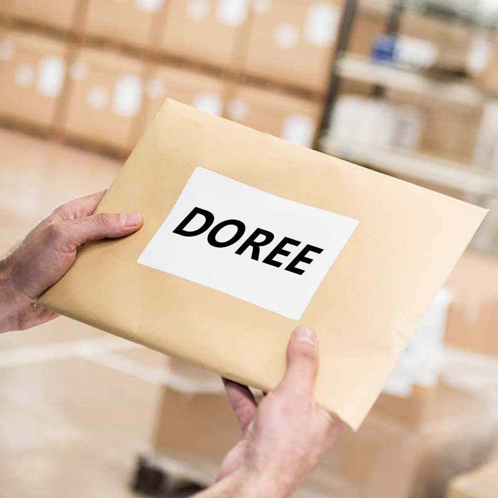 10 Rollen DOREE White Direct Thermoetiketten 102 x 210 mm für Zebra GK420D, GX420D, GK420T Thermodru