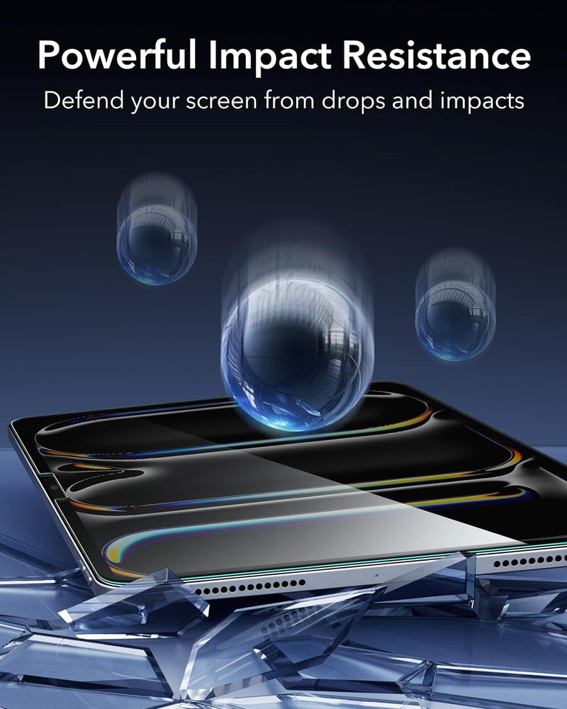 ESR Schutzfolie für iPad Pro 13 (2024), Displayschutzfolie aus gehärtetem Glas mit einfach anzubring