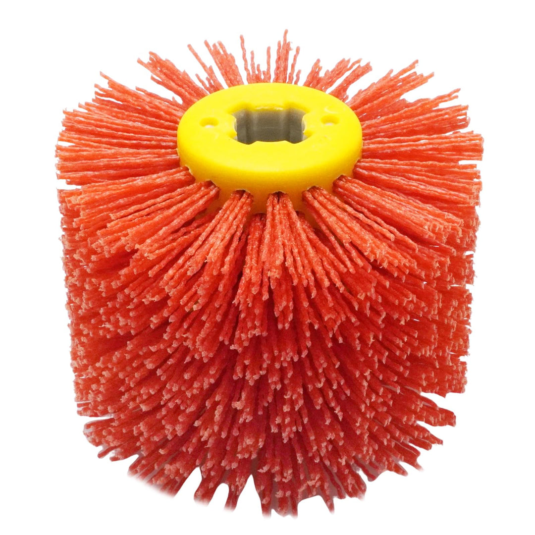 Nylonbürste, 120 Körnung 120x100mm Schleifbürste, für Satiniermaschinen, Holzbearbeitung und Metallp