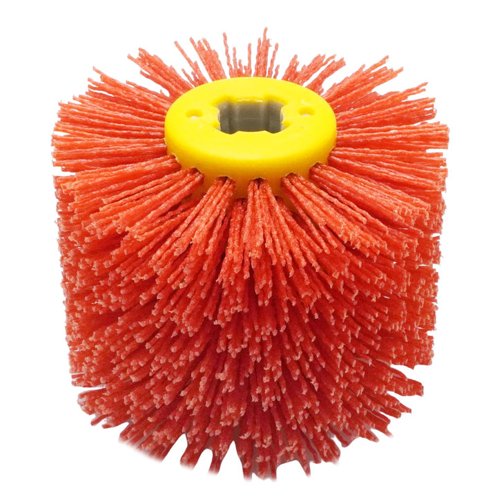 Nylonbürste, 120 Körnung 120x100mm Schleifbürste, für Satiniermaschinen, Holzbearbeitung und Metallp