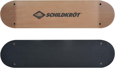 Schildkröt Skateboard Schaukel, aussergewöhnliche Holzschaukel für Geschicklichkeit, Balance und Koo