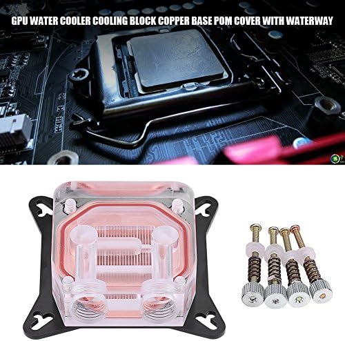 GPU-Wasserkühlblock, Allgemeiner Computer-Wasserkühlblock, GPU-Wasserkühlkopf Kupferbasis POM-Abdeck