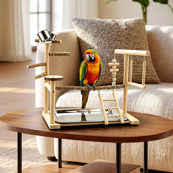 Papagei Vogelspielplatz Wellensittich Spielplatz Wellensittich Spielzeug Vogel Zubehör Vogelspielzeu