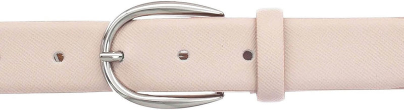 Vanzetti Classics 30mm Cambered Leather Belt W85 Pale Rose