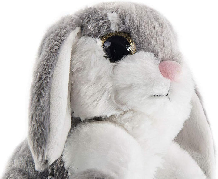 My OLi Osterhase Kuscheltier Hase 20cm Plüsch Hase Stofftier Kuscheltiere Schlappohren Sitzend Kusch