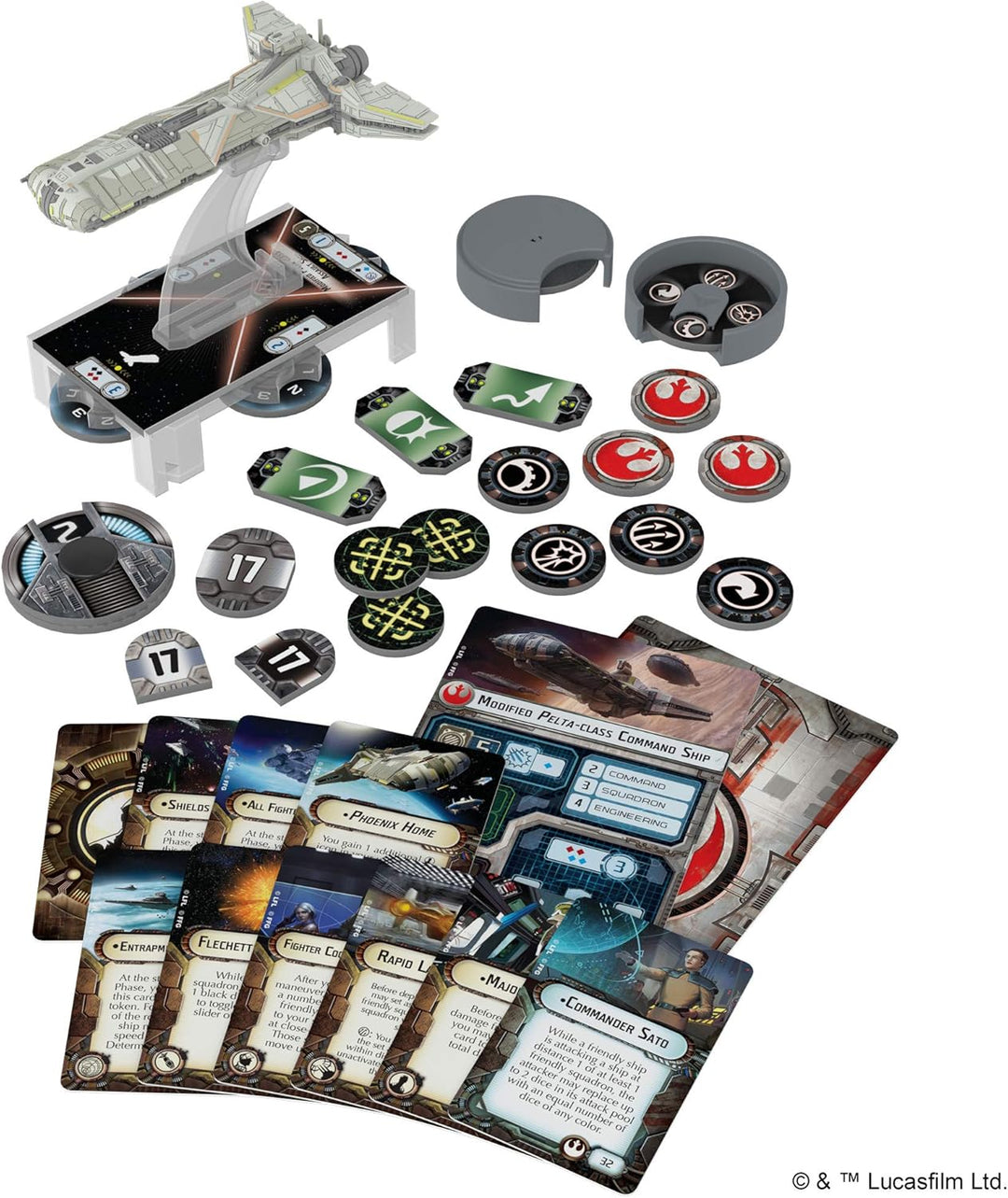 Fantasy Flight Games, Star Wars Armada: Phoenix Home, Miniature Game, 2 Players, Ages 14+ Years, 45+